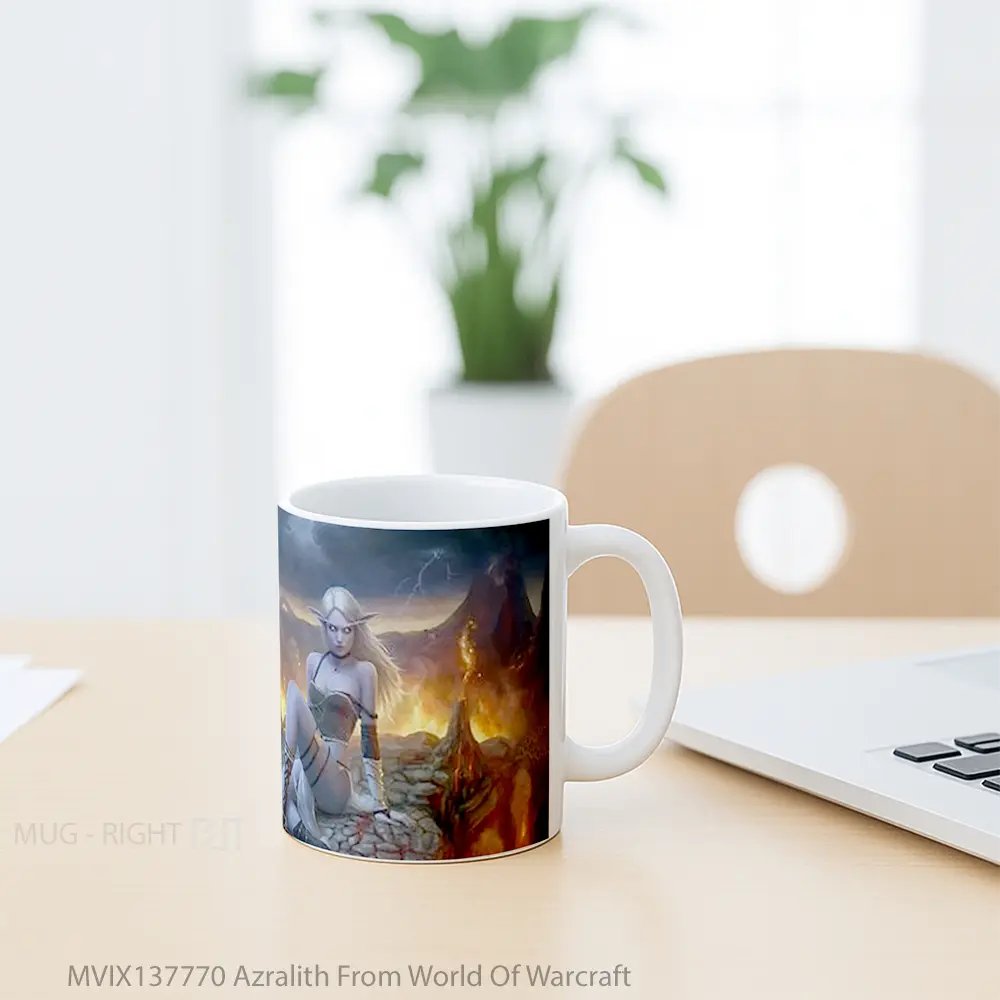 Mug Azralith From World Of Warcraft Gelas Keramik Unik - All-side / Desain