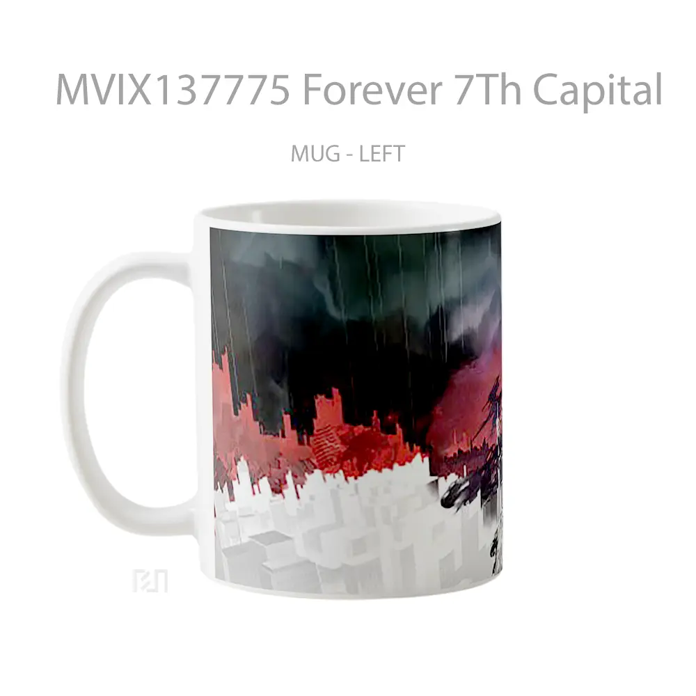 Mug Forever 7Th Capital Gelas Keramik Unik - All-side / Desain