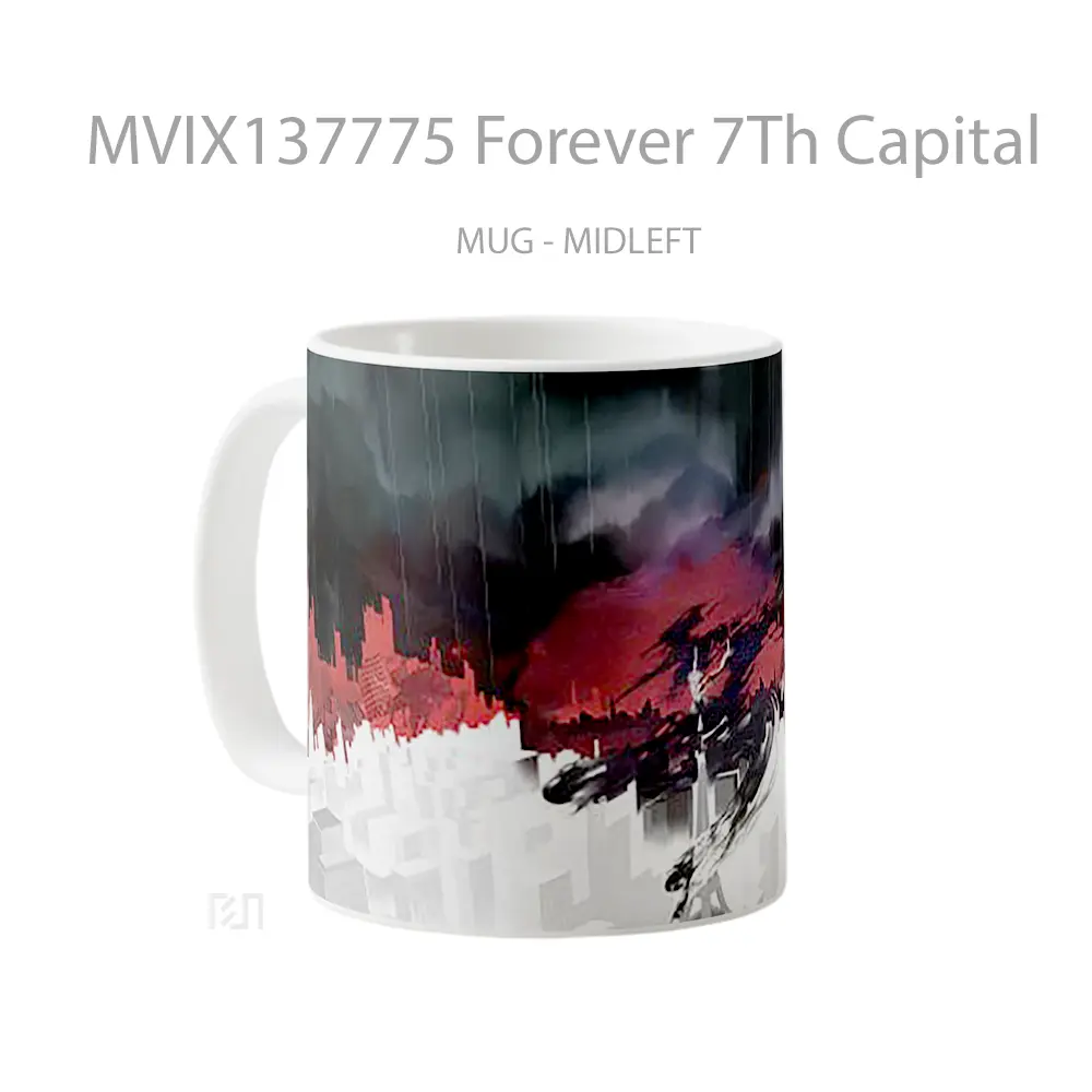 Mug Forever 7Th Capital Gelas Keramik Unik - All-side / Desain