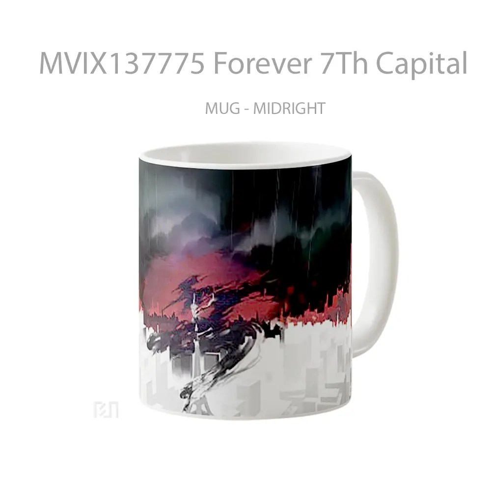 Mug Forever 7Th Capital Gelas Keramik Unik - All-side / Desain