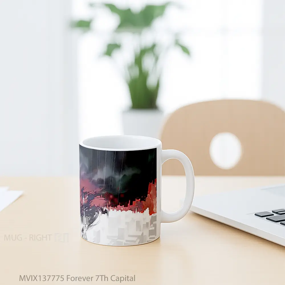 Mug Forever 7Th Capital Gelas Keramik Unik - All-side / Desain