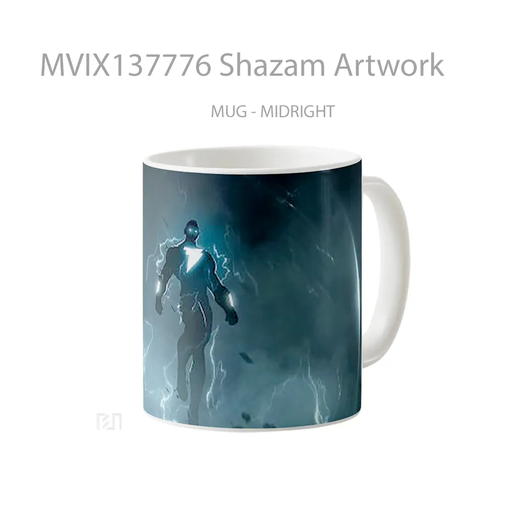 Mug Shazam Artwork Gelas Superhero - All-side / Desain