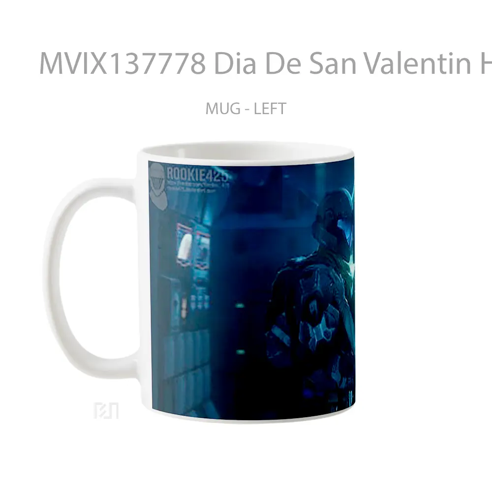 Mug Dia De San Valentin Halo Cangkir Gamer - All-side / Desain