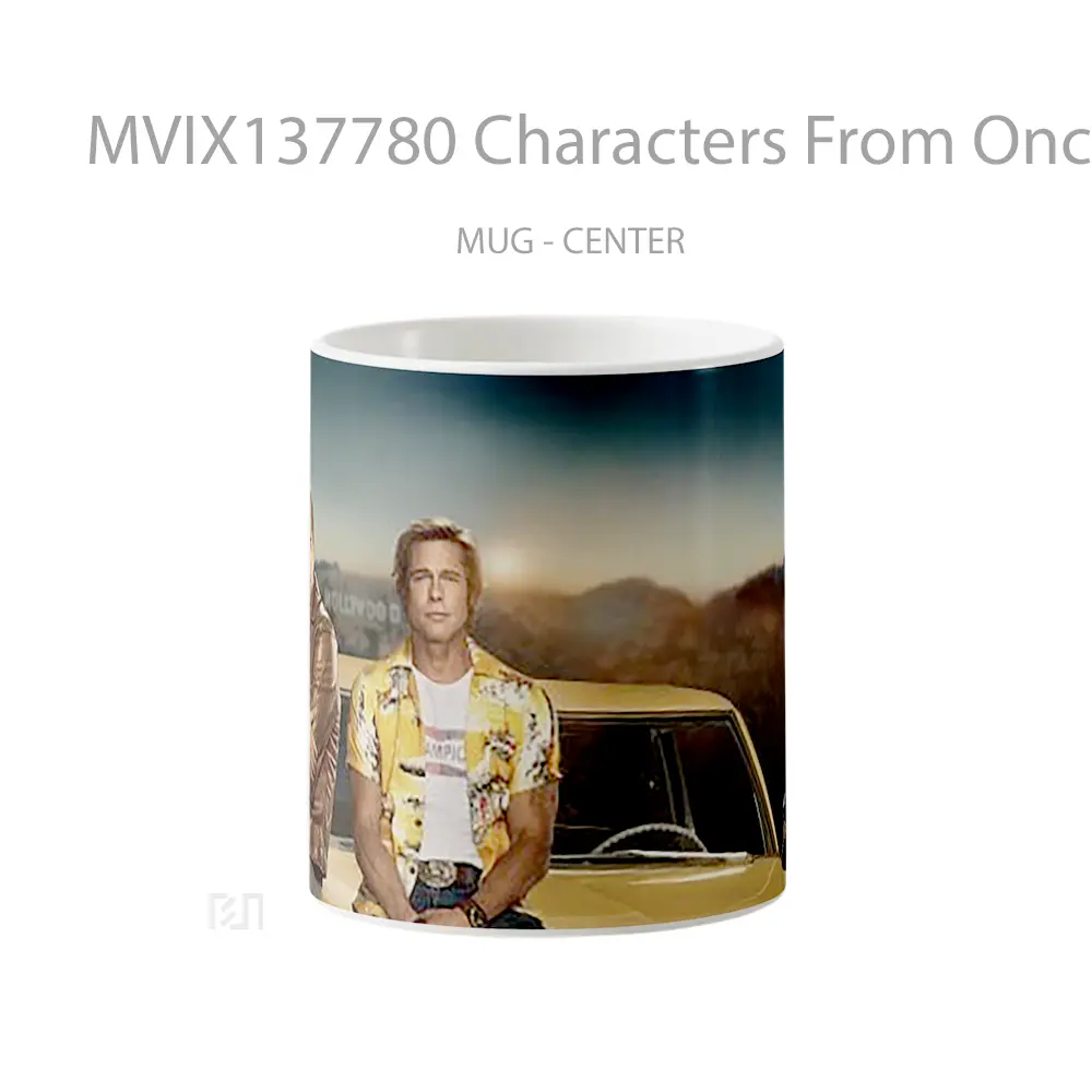 Mug Characters From Once Upon A Time In Hollywood Gelas Keramik Unik