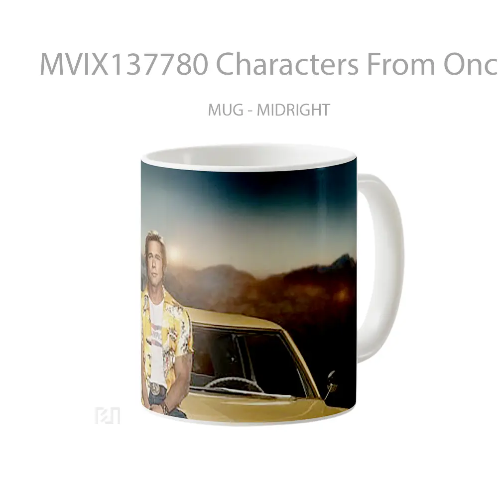 Mug Characters From Once Upon A Time In Hollywood Gelas Keramik Unik - All-side / Desain