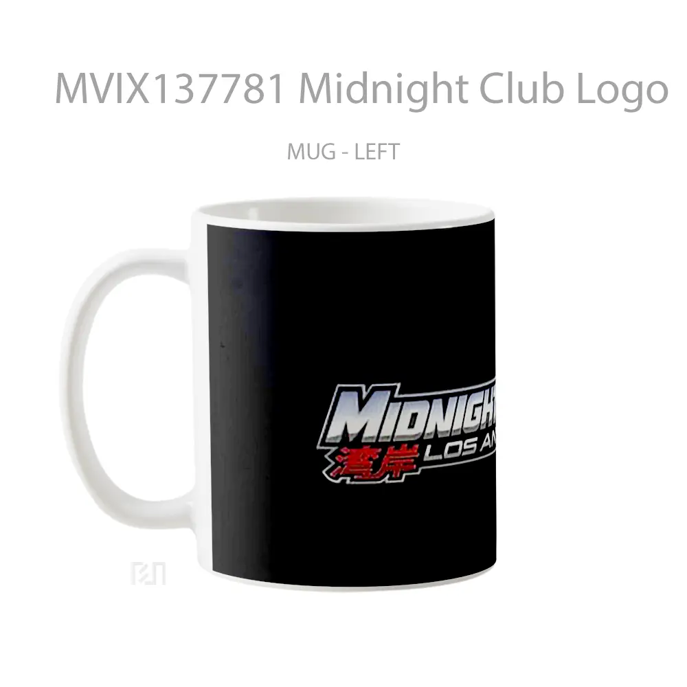 Mug Midnight Club Logo Gelas Keramik Unik - All-side / Desain