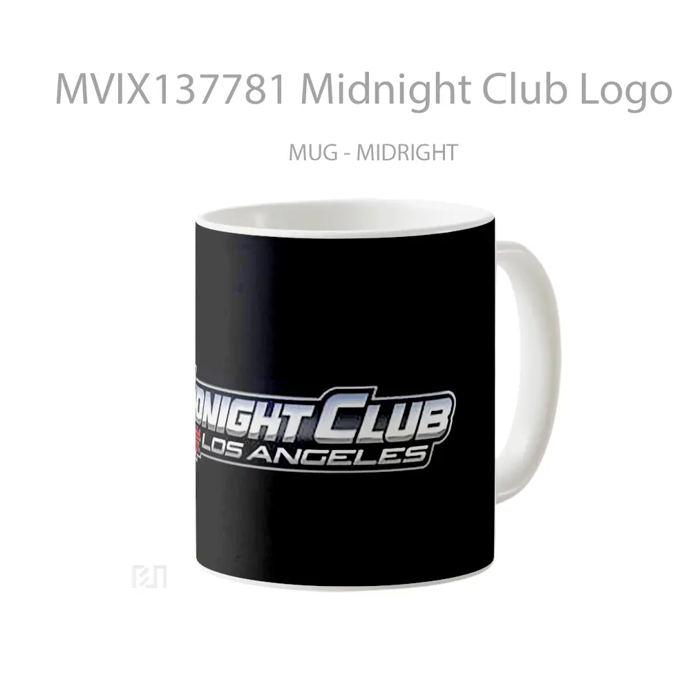 Mug Midnight Club Logo Gelas Keramik Unik - All-side / Desain