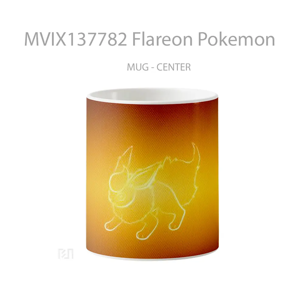 Mug Flareon Pokemon Cangkir Anime