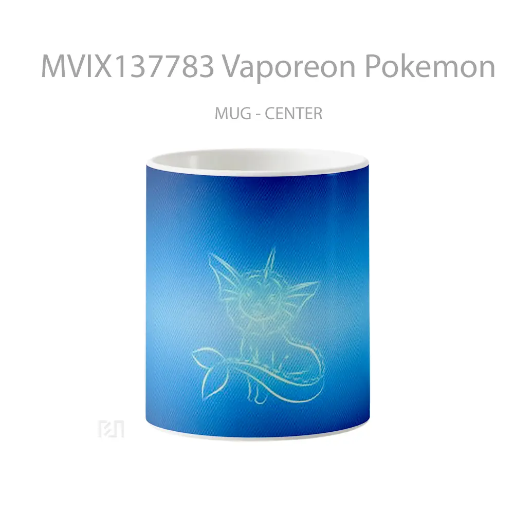 Mug Vaporeon Pokemon Cangkir Anime