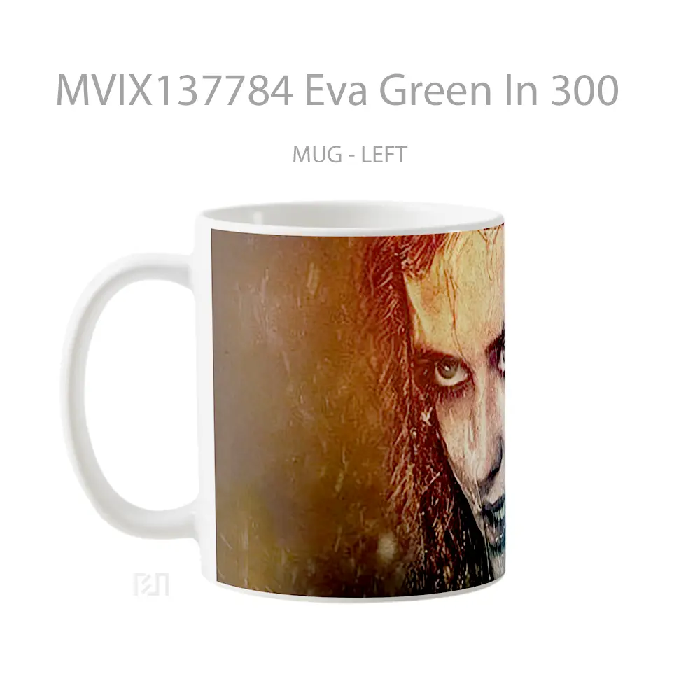 Mug Eva Green In 300 Gelas Keramik Unik - All-side / Desain