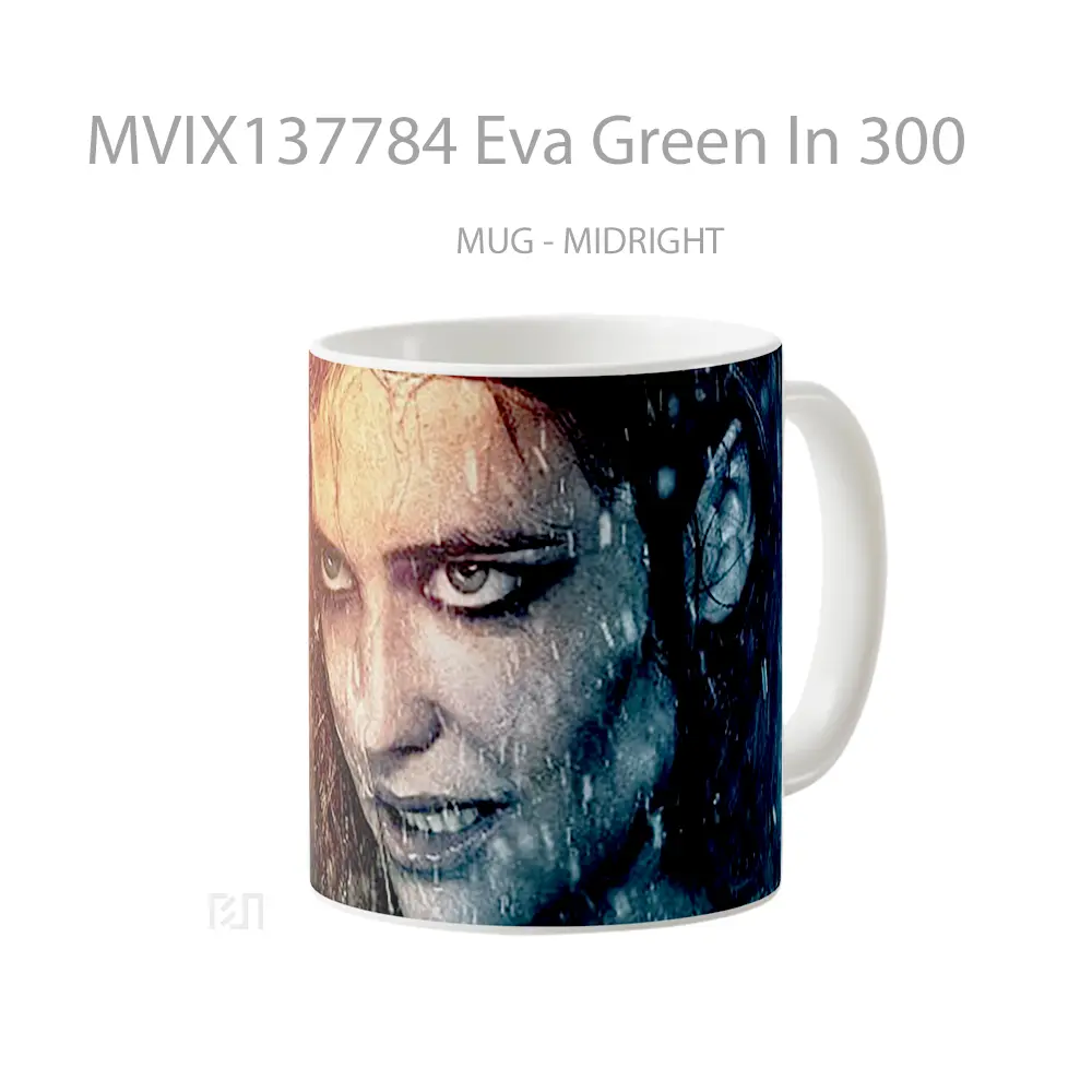 Mug Eva Green In 300 Gelas Keramik Unik - All-side / Desain