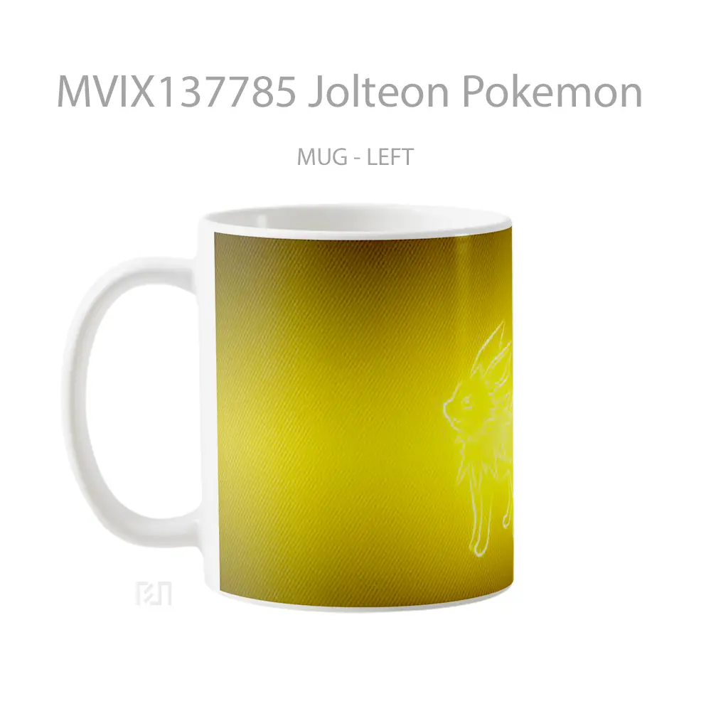 Mug Jolteon Pokemon Cangkir Anime - All-side / Desain