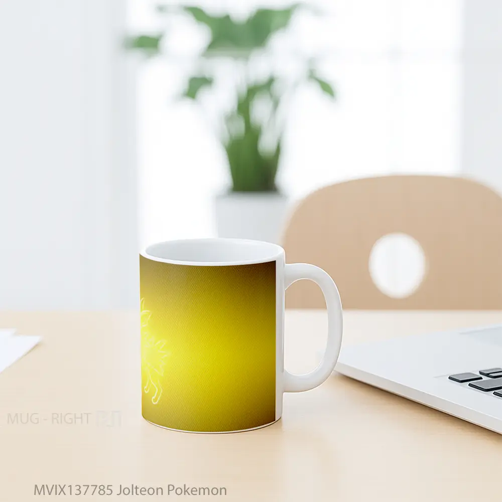 Mug Jolteon Pokemon Cangkir Anime - All-side / Desain
