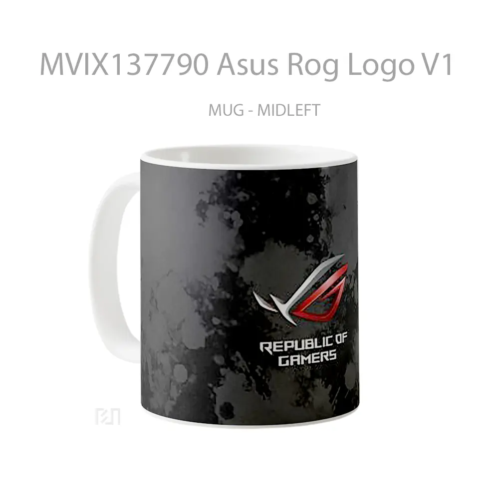 Mug Asus Rog Logo V1 Gelas Keramik Unik - All-side / Desain