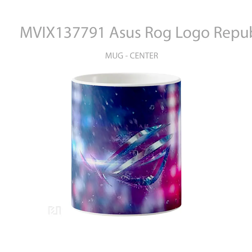 Mug Asus Rog Logo Republic Of Gamers V2 Gelas Keramik Unik