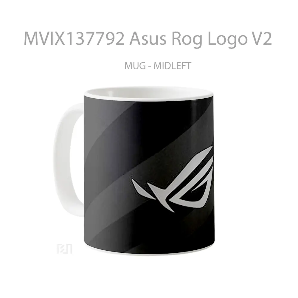 Mug Asus Rog Logo V2 Gelas Keramik Unik - All-side / Desain