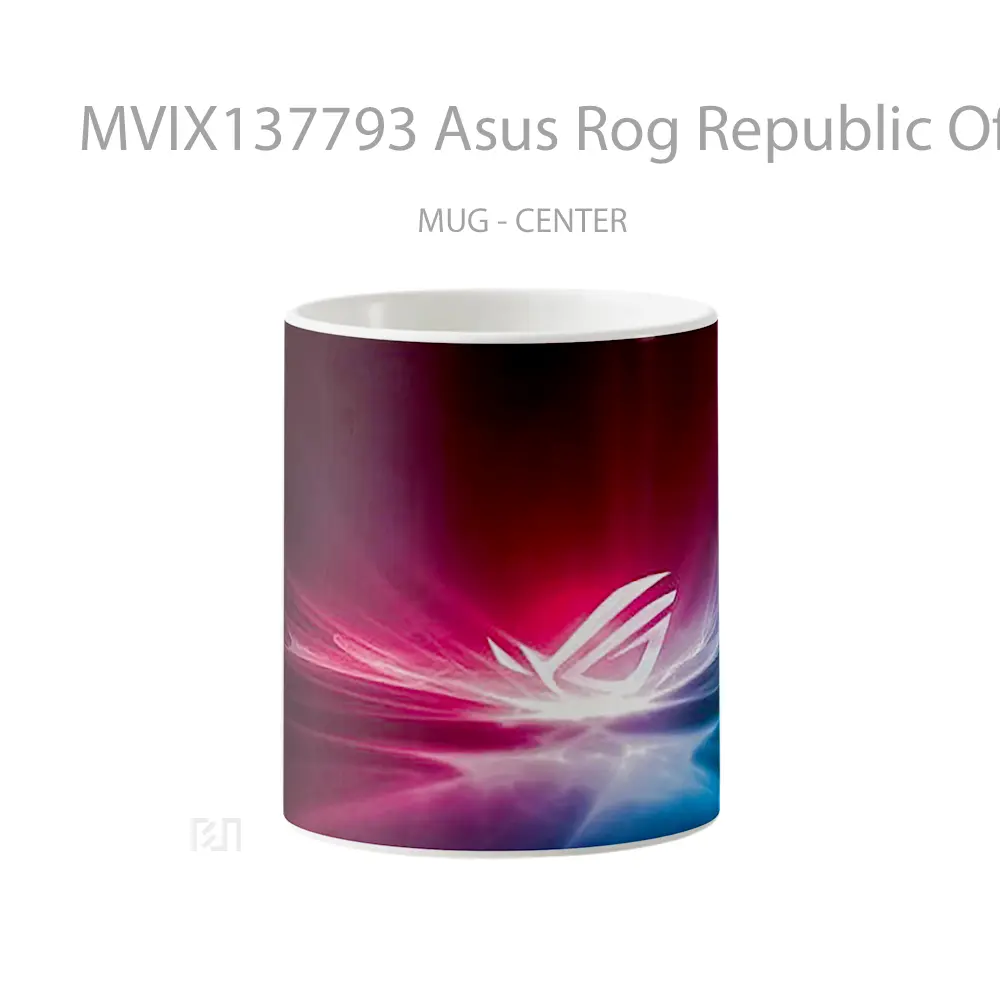 Mug Asus Rog Republic Of Gamers Logo V2 Gelas Keramik Unik