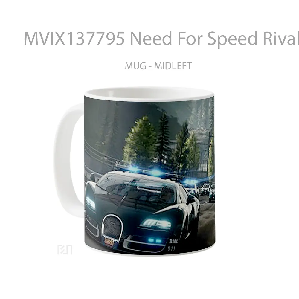 Mug Need For Speed Rivals Cangkir Gamer - All-side / Desain