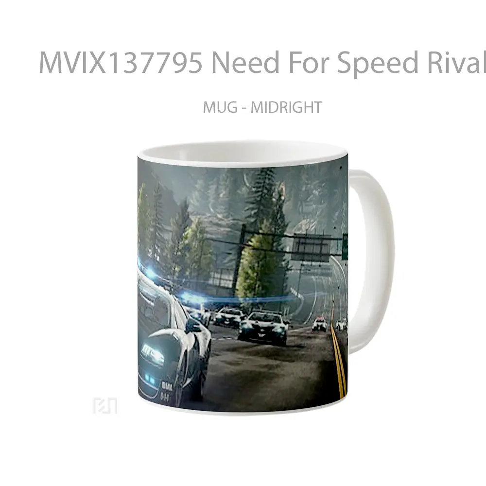 Mug Need For Speed Rivals Cangkir Gamer - All-side / Desain