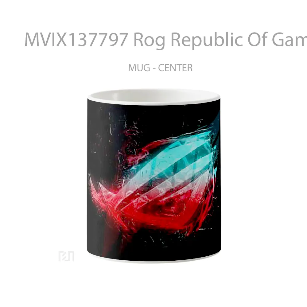 Mug Rog Republic Of Gamers Logo V2 Gelas Keramik Unik