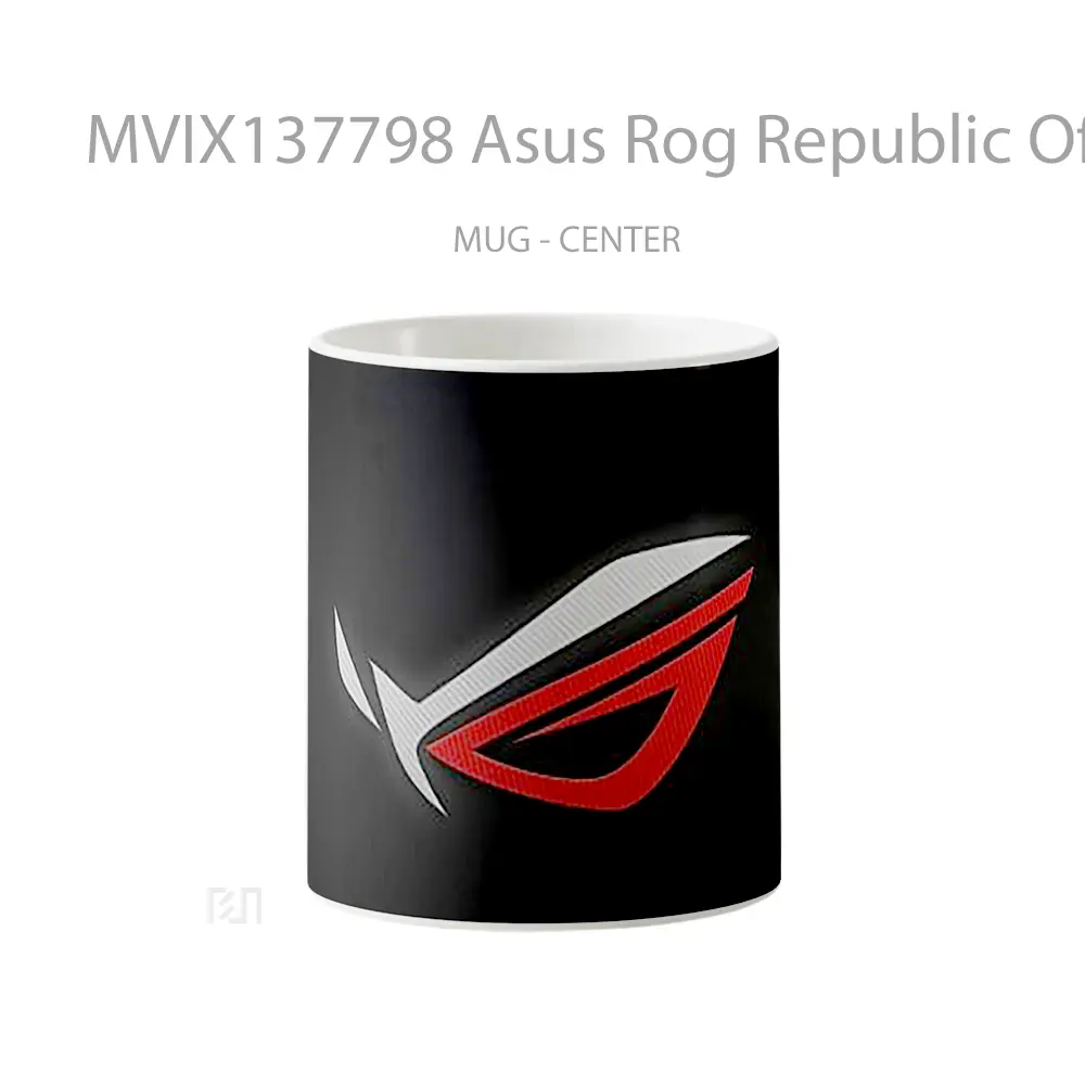 Mug Asus Rog Republic Of Gamers Logo V3 Gelas Keramik Unik