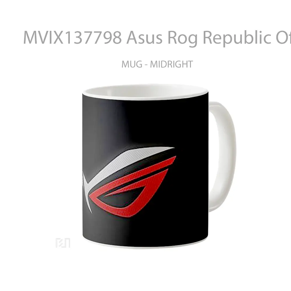 Mug Asus Rog Republic Of Gamers Logo V3 Gelas Keramik Unik - All-side / Desain