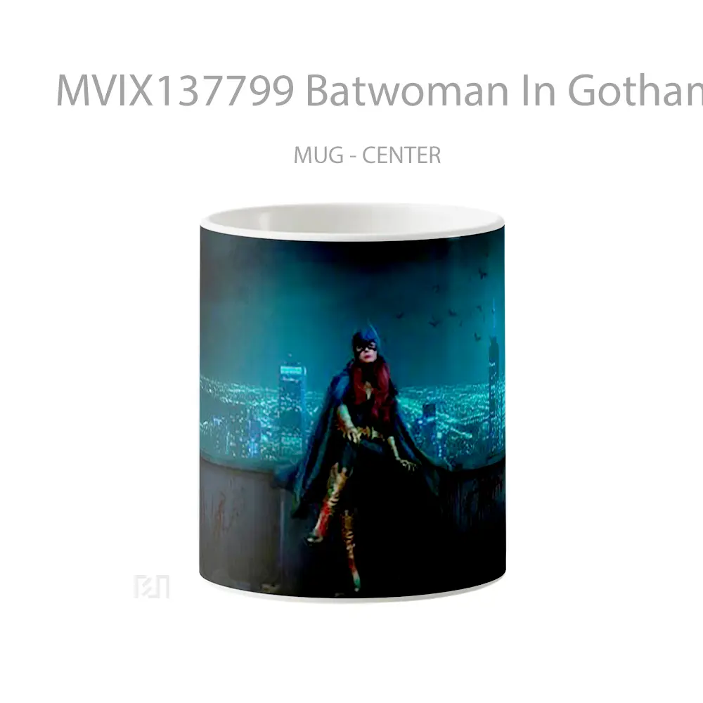 Mug Batwoman In Gotham City Gelas Keramik Unik
