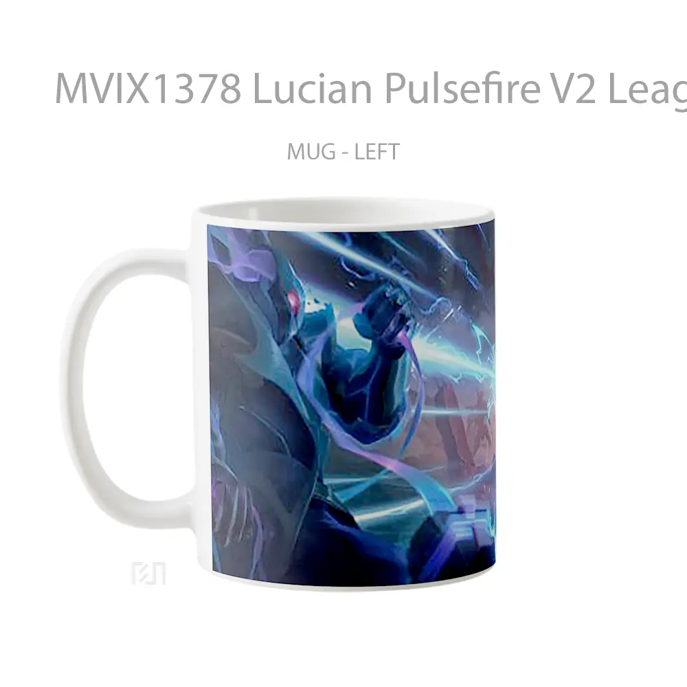Mug Lucian Pulsefire V2 League Of Legends Cangkir Gamer - All-side / Desain