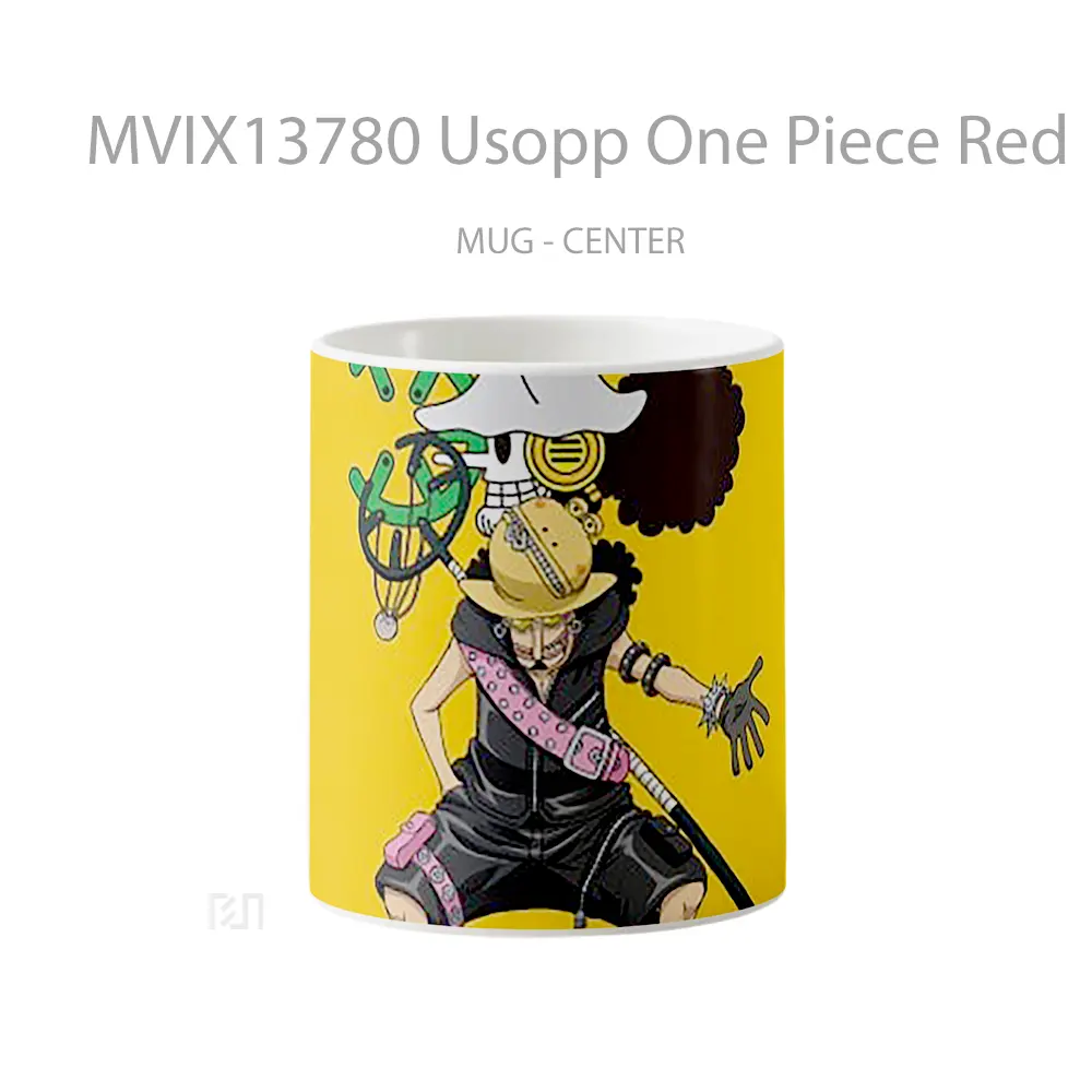 Mug Usopp One Piece Red Cangkir Anime