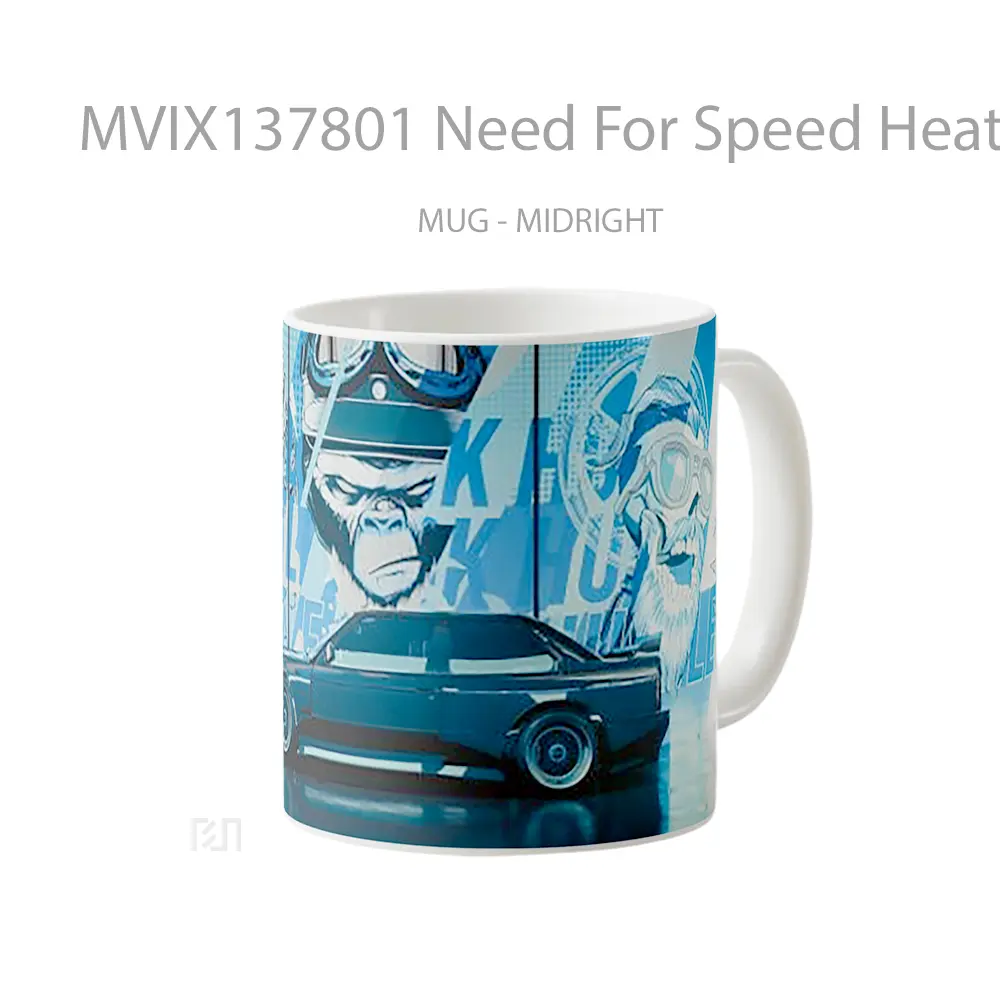 Mug Need For Speed Heat Cangkir Gamer - All-side / Desain