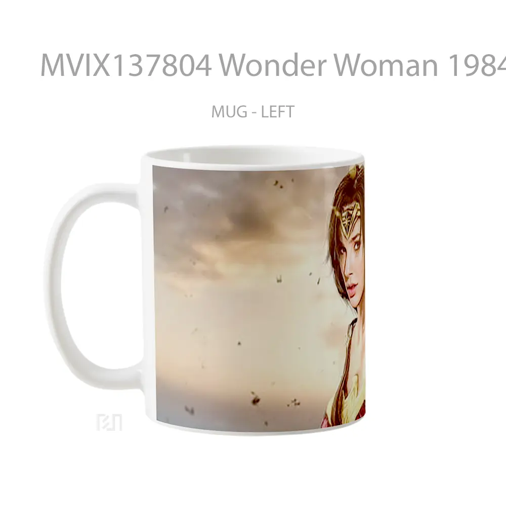 Mug Wonder Woman 1984 Fanart Gelas Superhero - All-side / Desain