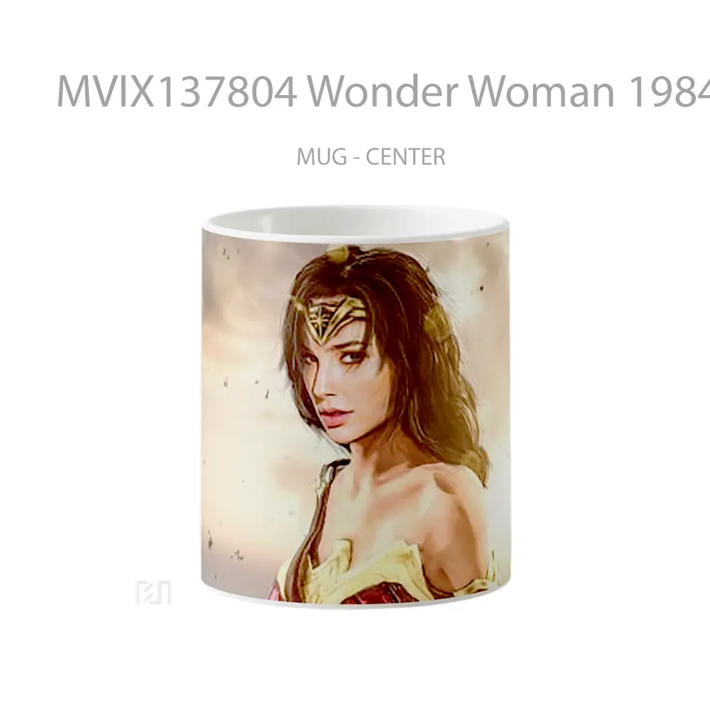 Mug Wonder Woman 1984 Fanart Gelas Superhero