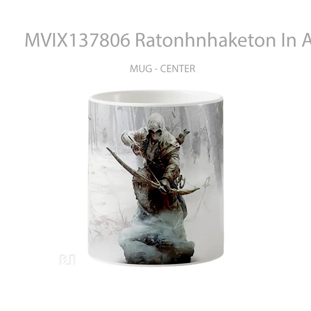 Mug Ratonhnhaketon In Assassins Creed 3 Cangkir Gamer