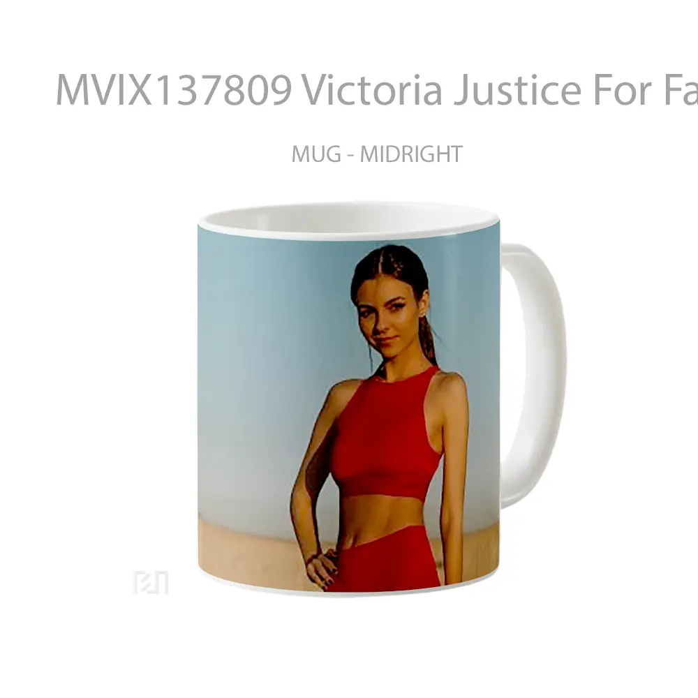 Mug Victoria Justice For Fabletics Gelas Keramik Unik - All-side / Desain