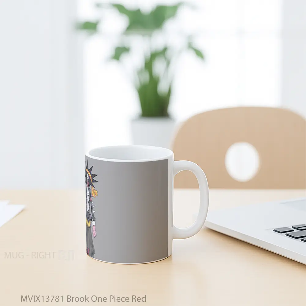 Mug Brook One Piece Red Cangkir Anime - All-side / Desain