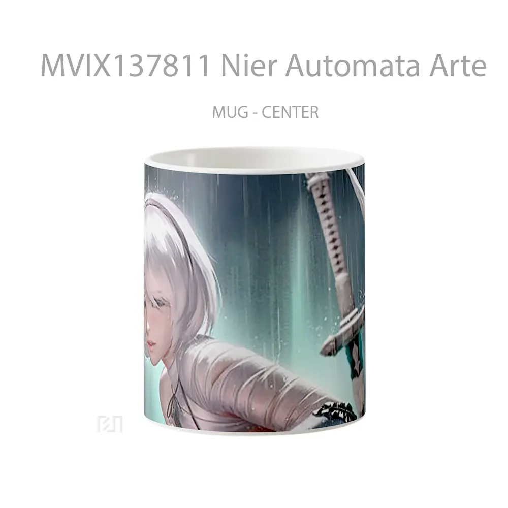 Mug Nier Automata Arte Cangkir Gamer