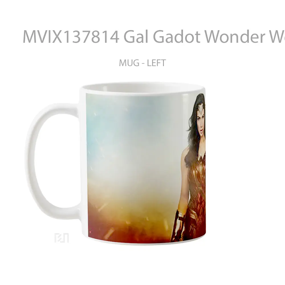 Mug Gal Gadot Wonder Woman Gelas Superhero - All-side / Desain