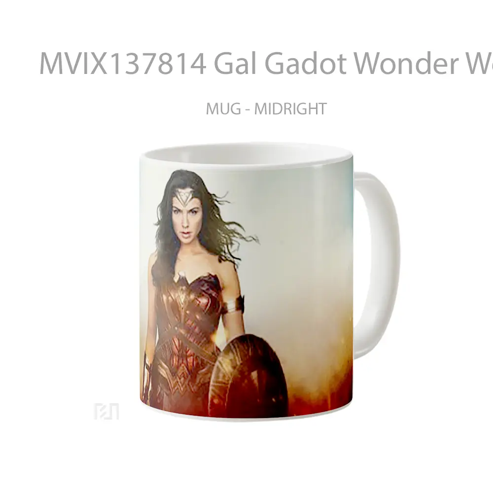 Mug Gal Gadot Wonder Woman Gelas Superhero - All-side / Desain