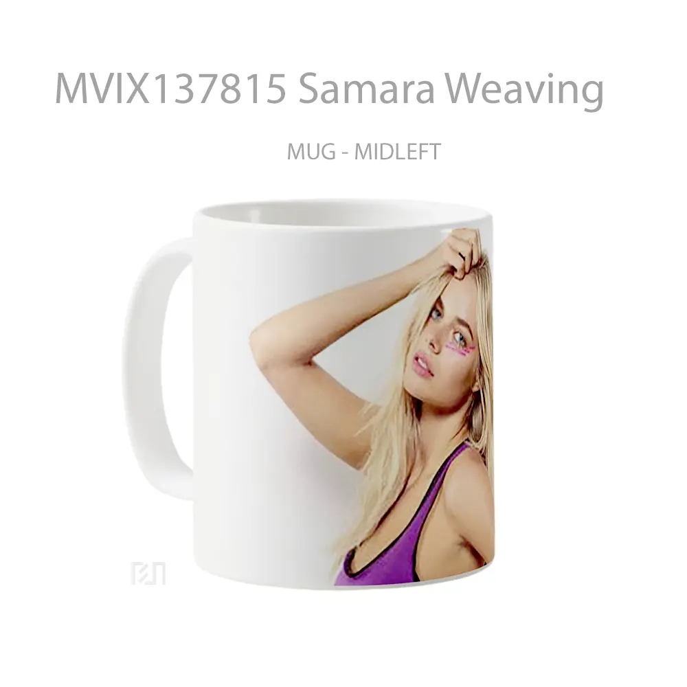 Mug Samara Weaving Gelas Keramik Unik - All-side / Desain