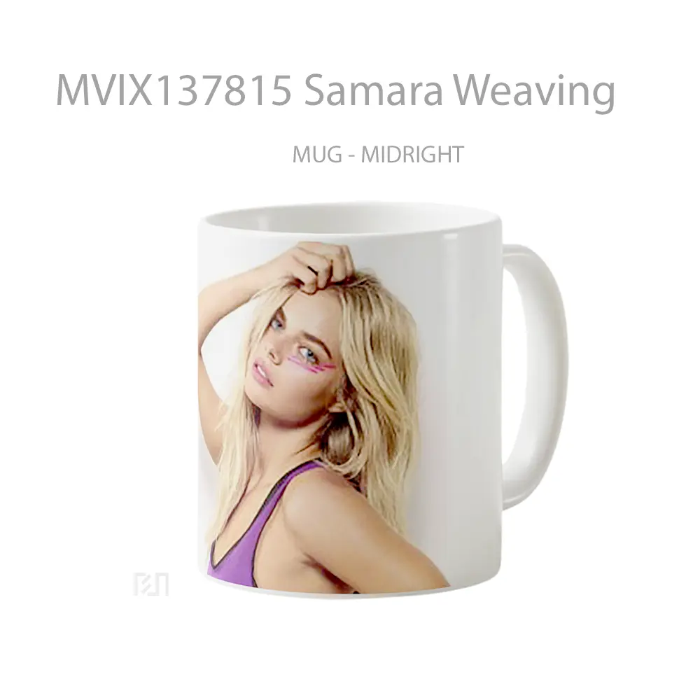 Mug Samara Weaving Gelas Keramik Unik - All-side / Desain