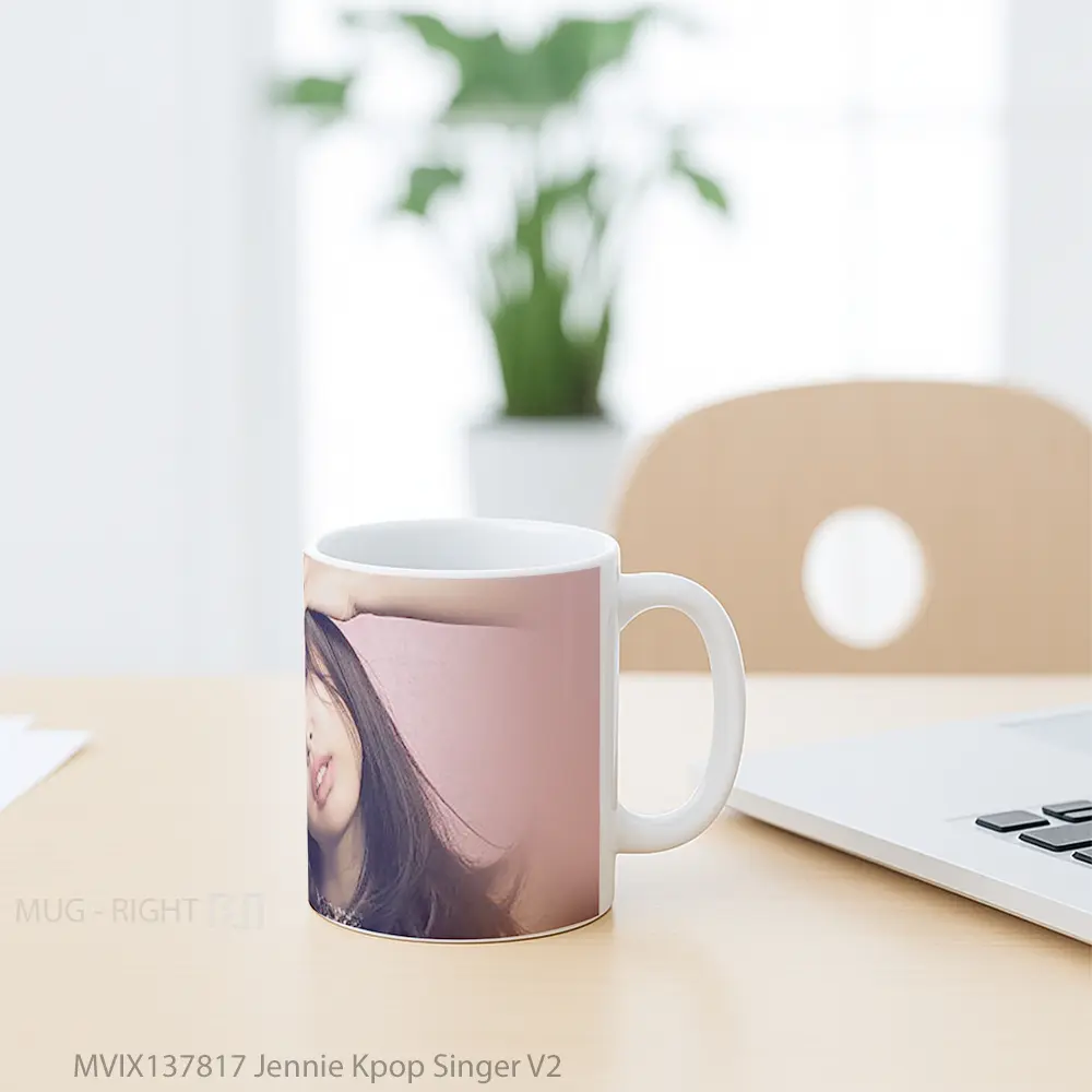 Mug Jennie Kpop Singer V2 Gelas Keramik Unik - All-side / Desain