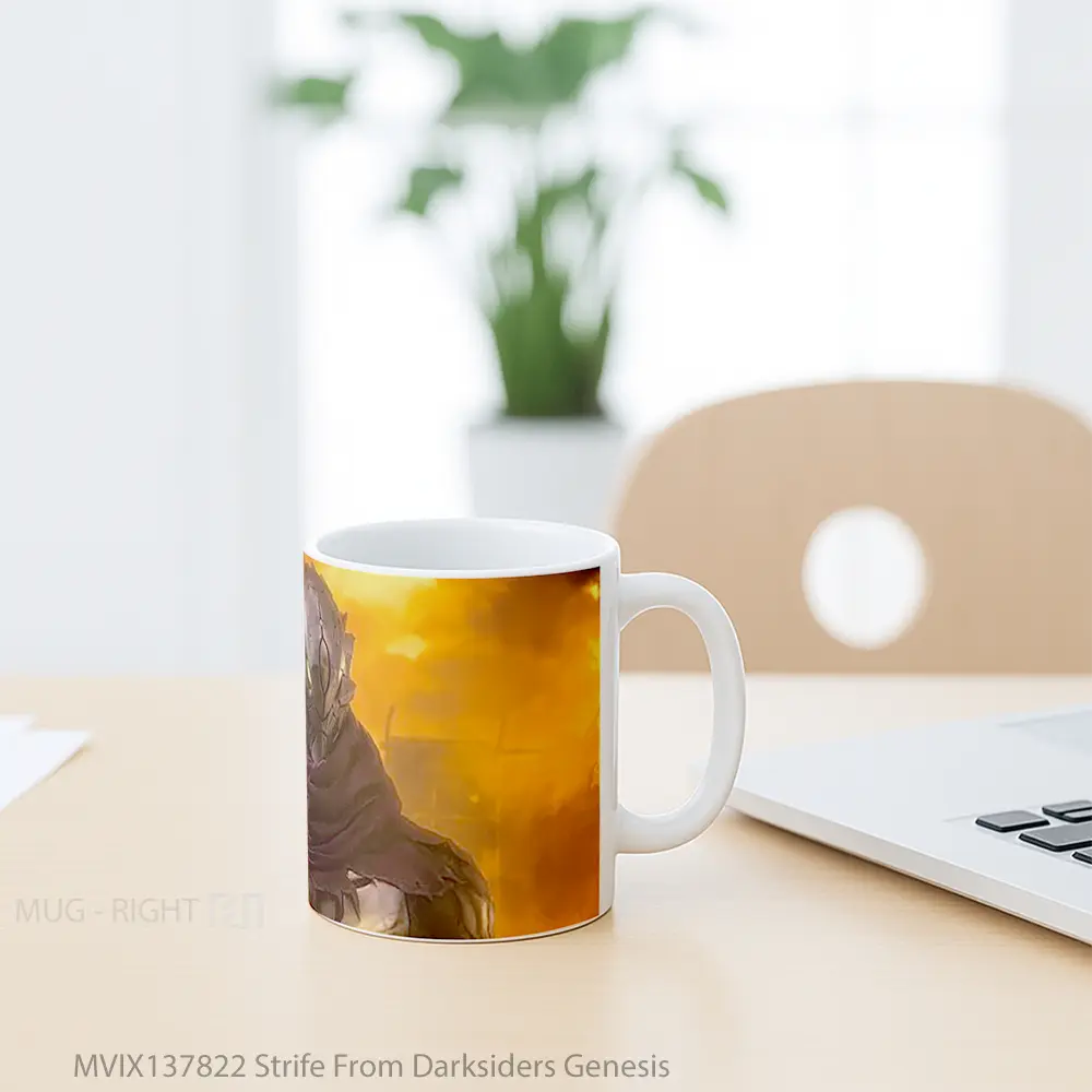 Mug Strife From Darksiders Genesis Gelas Keramik Unik - All-side / Desain