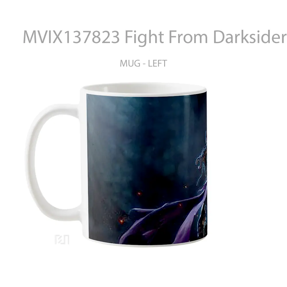 Mug Fight From Darksiders Genesis Gelas Keramik Unik - All-side / Desain