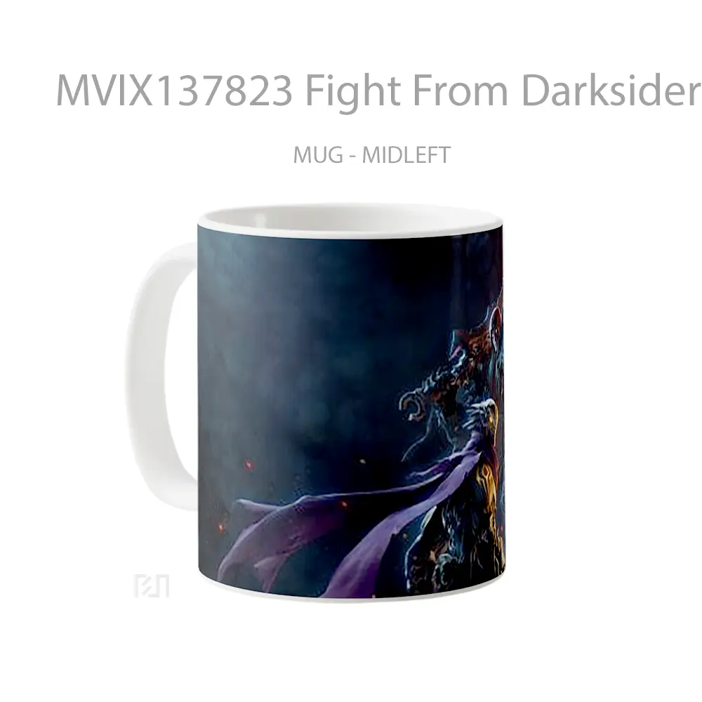 Mug Fight From Darksiders Genesis Gelas Keramik Unik - All-side / Desain