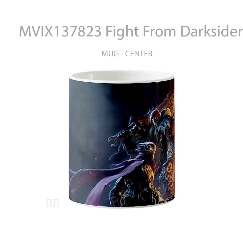 Mug Fight From Darksiders Genesis Gelas Keramik Unik