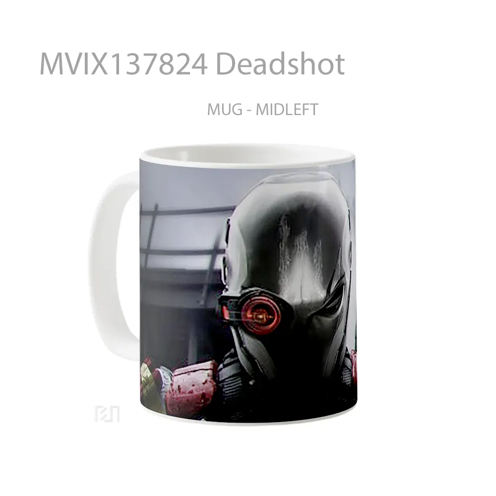 Mug Deadshot Gelas Keramik Unik - All-side / Desain