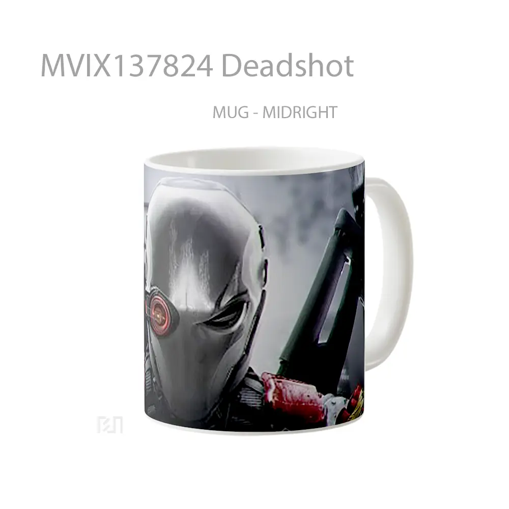Mug Deadshot Gelas Keramik Unik - All-side / Desain