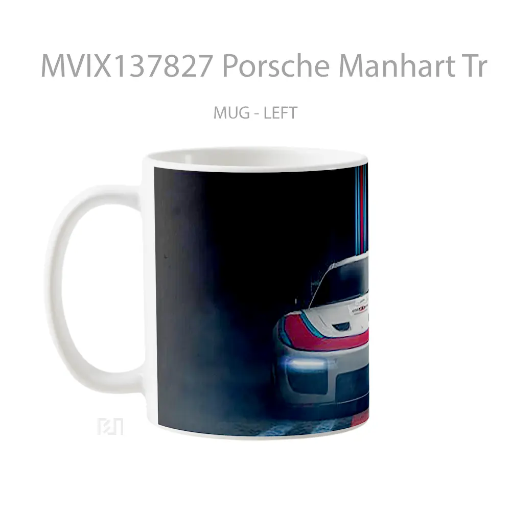 Mug Porsche Manhart Tr Cangkir Mobil - All-side / Desain
