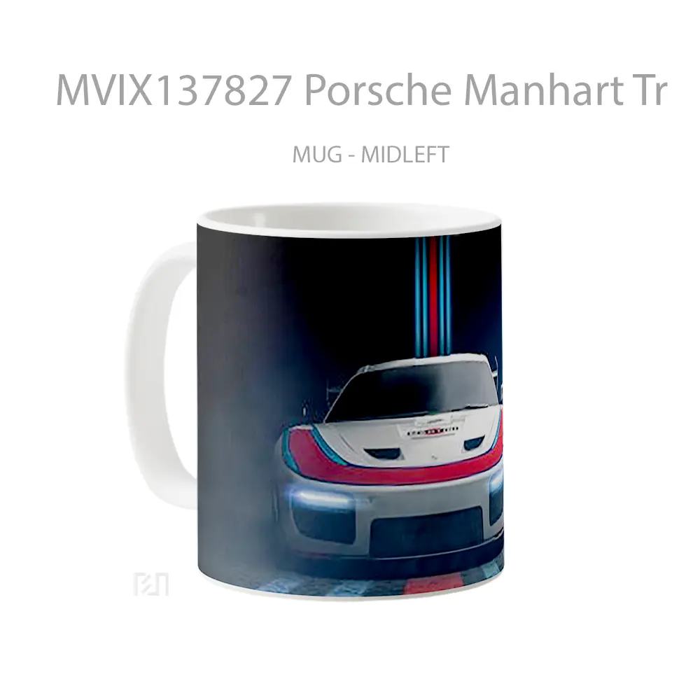 Mug Porsche Manhart Tr Cangkir Mobil - All-side / Desain