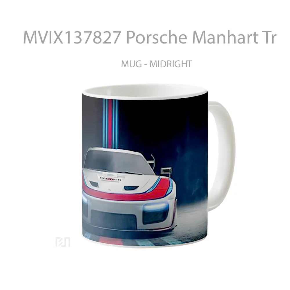 Mug Porsche Manhart Tr Cangkir Mobil - All-side / Desain